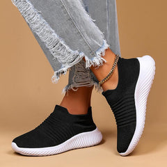 Women's Casual Sneakers Breathable Slip on Running Shoes