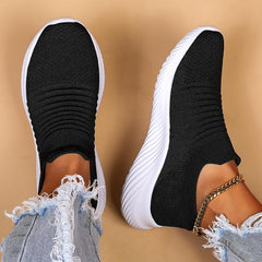 Women's Casual Sneakers Breathable Slip on Running Shoes