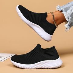 Women's Casual Sneakers Breathable Slip on Running Shoes