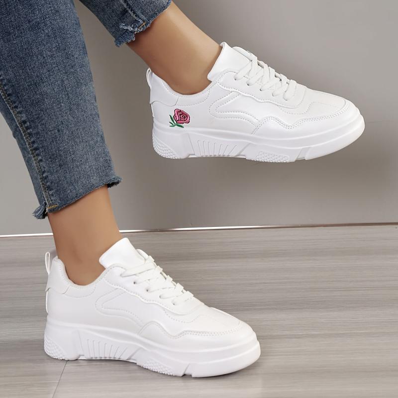 Women's Platform Sports Shoes Low Top Walking Sneakers