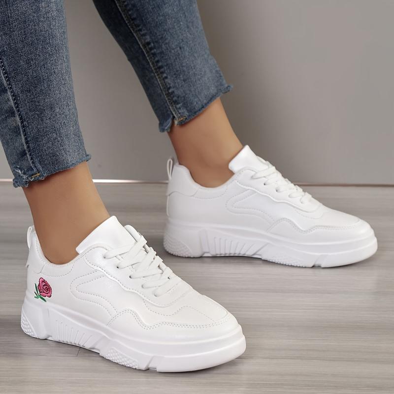 Women's Platform Sports Shoes Low Top Walking Sneakers