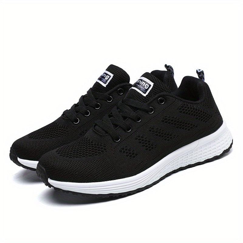 Women's Knitted Sports Shoes Low Top Running Shoes