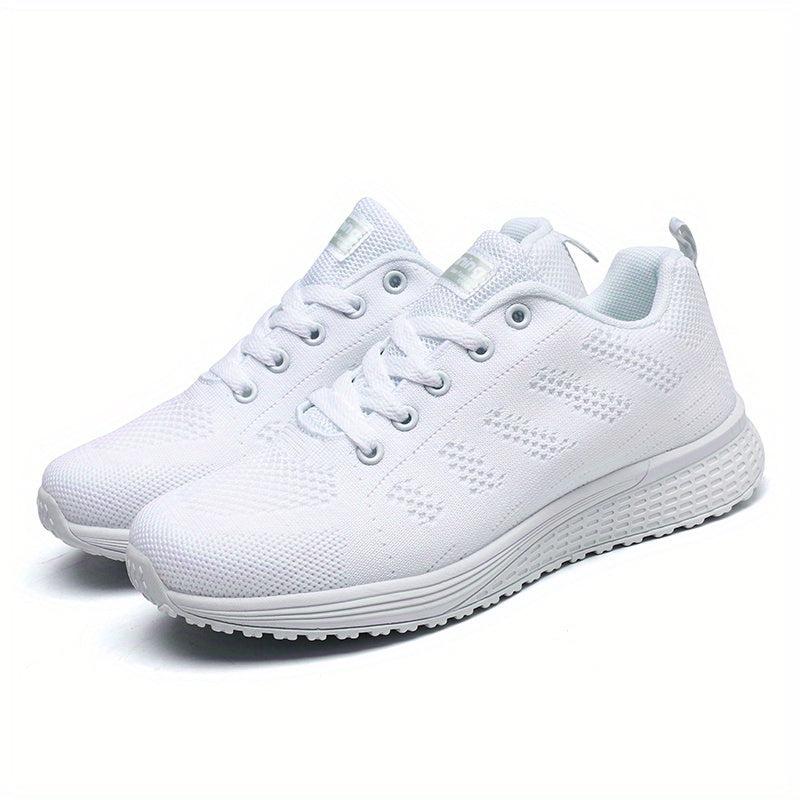 Women's Knitted Sports Shoes Low Top Running Shoes