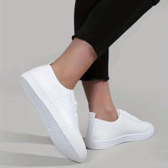 Women's Minimalist Umbrella Print Sneakers Lace Up Sports Walking Shoes