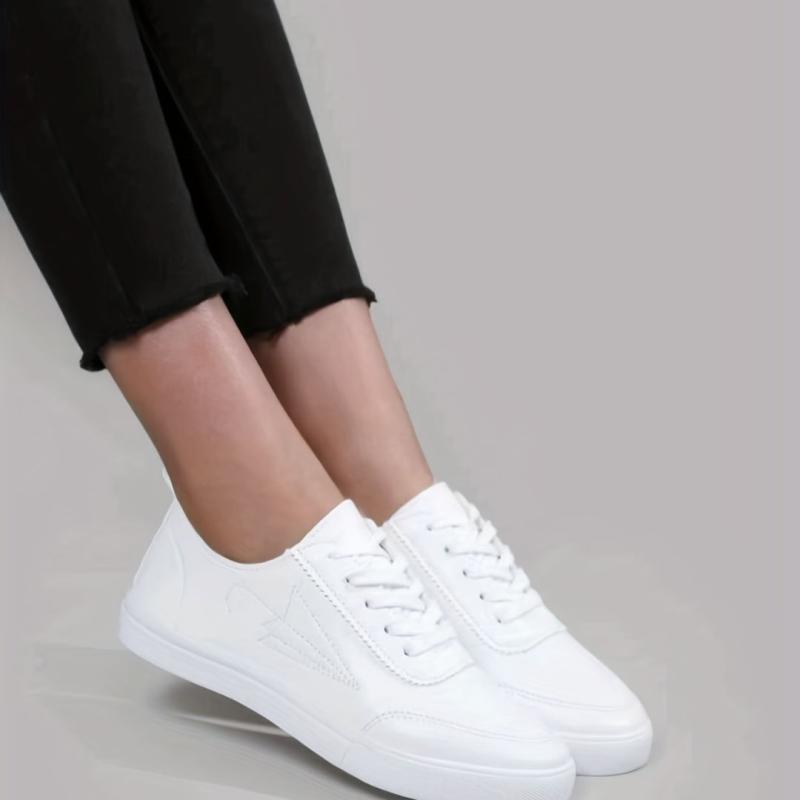 Women's Minimalist Umbrella Print Sneakers Lace Up Sports Walking Shoes