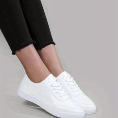 Women's Minimalist Umbrella Print Sneakers Lace Up Sports Walking Shoes