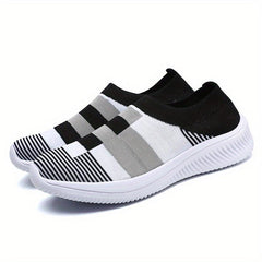Women's Colorblock Sock Sneakers Slip On Sports Shoes