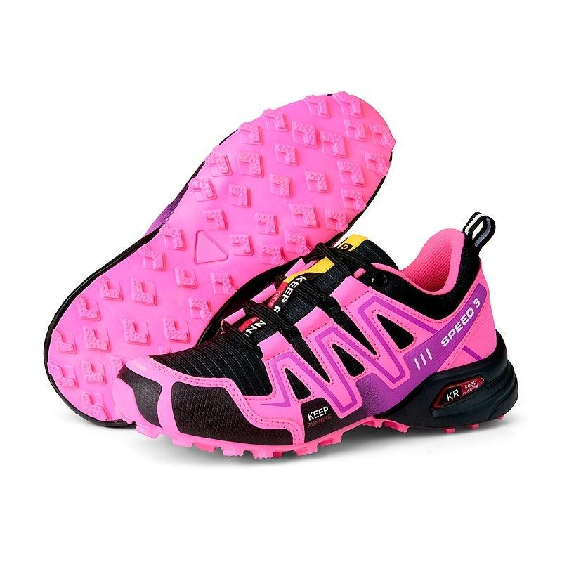 Women's Lightweight Knit Sneakers Low Top Lace Up Casual Shoes