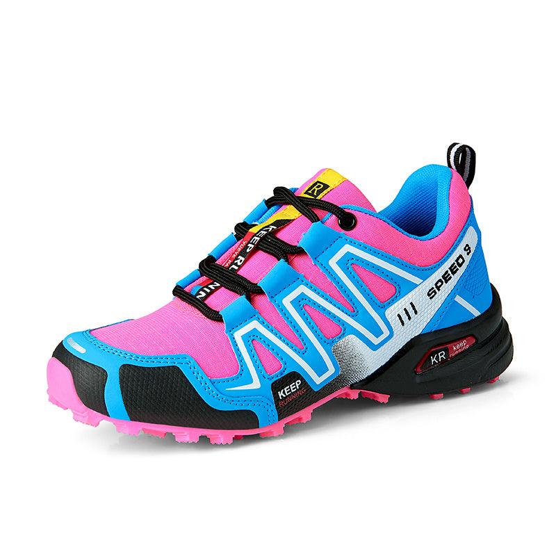 Women's Lightweight Knit Sneakers Low Top Lace Up Casual Shoes