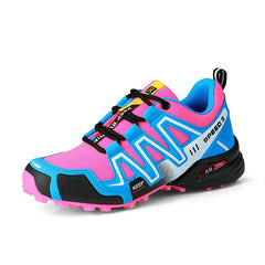 Women's Lightweight Knit Sneakers Low Top Lace Up Casual Shoes