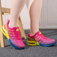 Women's Lightweight Running Shoes Lace-up Sports Sneakers