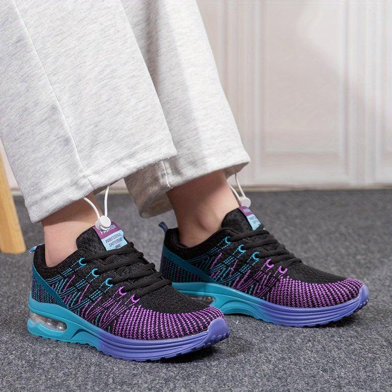 Women's Lightweight Running Shoes Lace-up Sports Sneakers