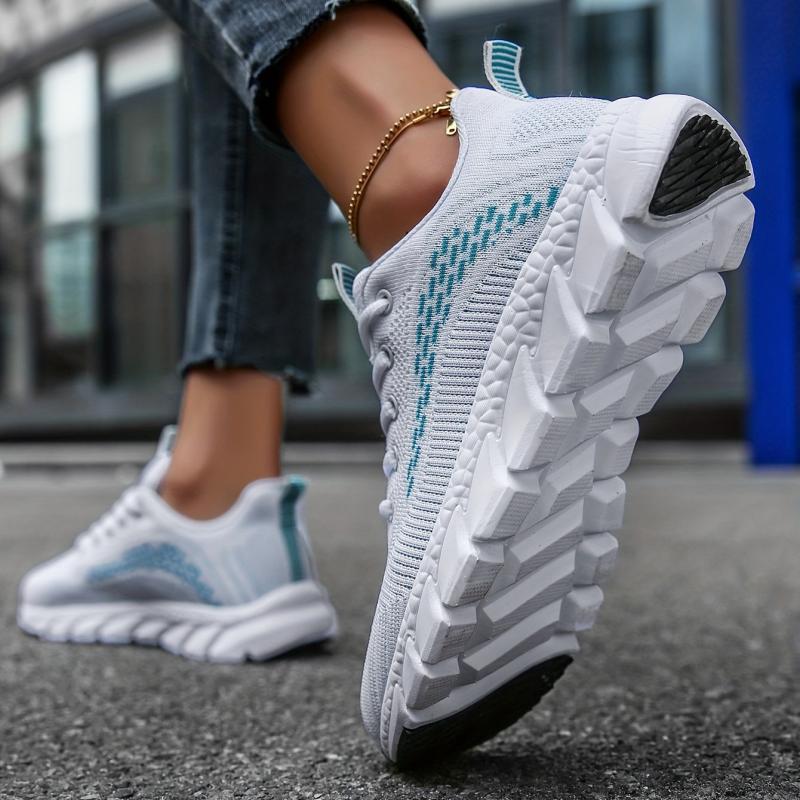 Breathable Mesh Sneakers for Women Lightweight Lace Up Running Shoes