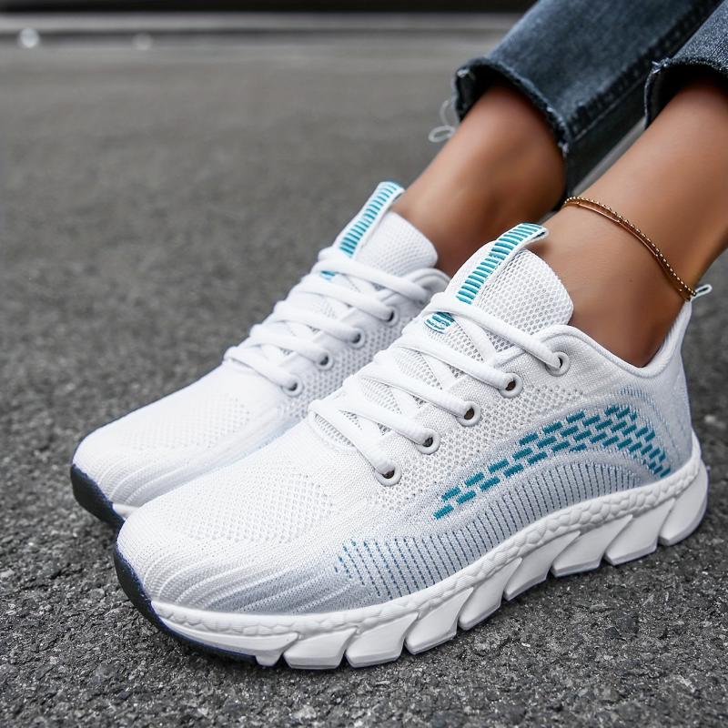 Breathable Mesh Sneakers for Women Lightweight Lace Up Running Shoes