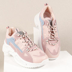 Women's Casual Sneakers Breathable Mesh Dad Shoes Anti-slip Sports Shoes
