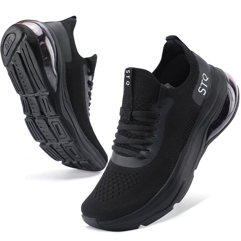 STQ Women Walking Shoes Air Cushion Sneakers Memory Foam Arch Support
