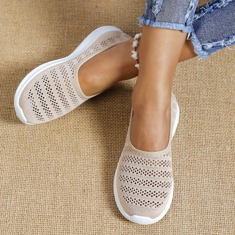 Women's Breathable Mesh Sneakers Slip On Lightweight Walking Shoes