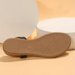 Women's Flat Sandals Stylish Buckle Strap Outdoor Sandals