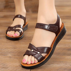 Women's Lightweight Open Toe Flat Sandals