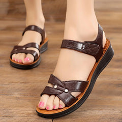 Women's Lightweight Open Toe Flat Sandals