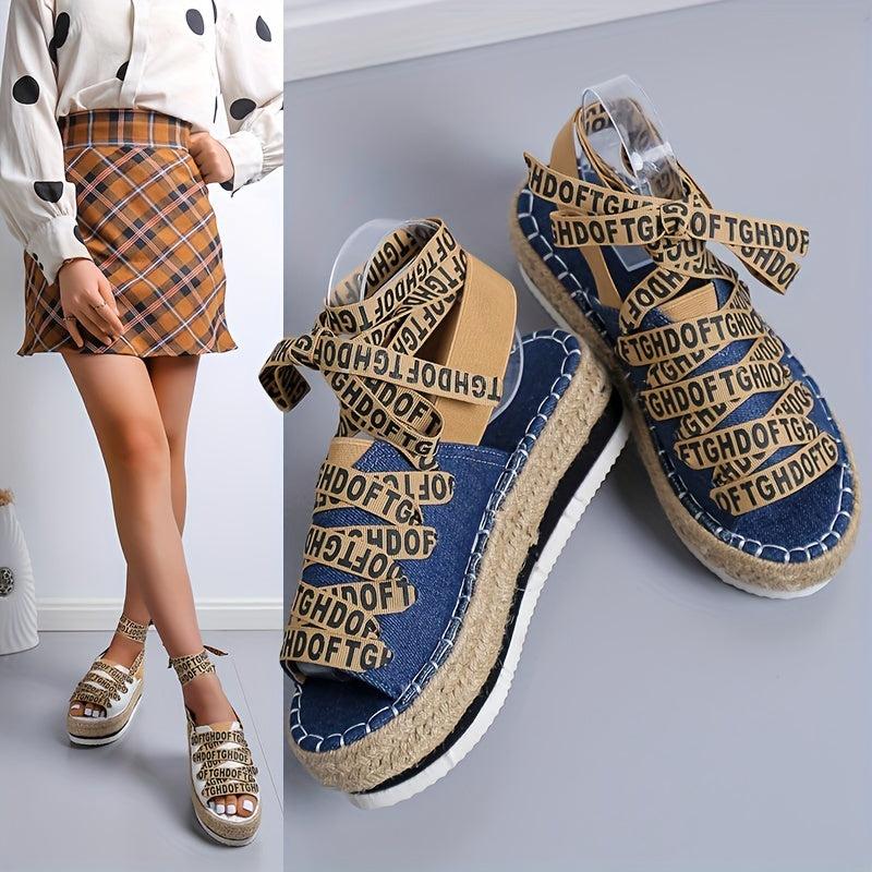 Platform Wedge Gladiator Sandals for Women