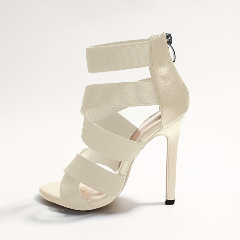 Sexy High Heeled Sandals Cross Strap Stiletto Heels