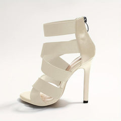 Sexy High Heeled Sandals Cross Strap Stiletto Heels