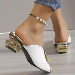 Women's Chunky Heel Sandals Outdoor Quick Dry Peep Toe Stylish Sandals