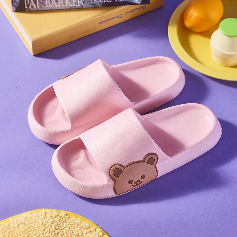 Platform Home Slippers Anti-slip Bathroom Shoes