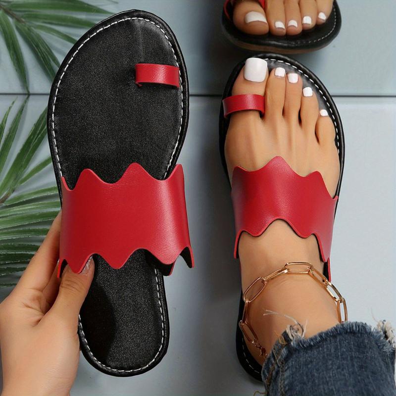 Women's Lightweight Loop Toe Slide Sandals