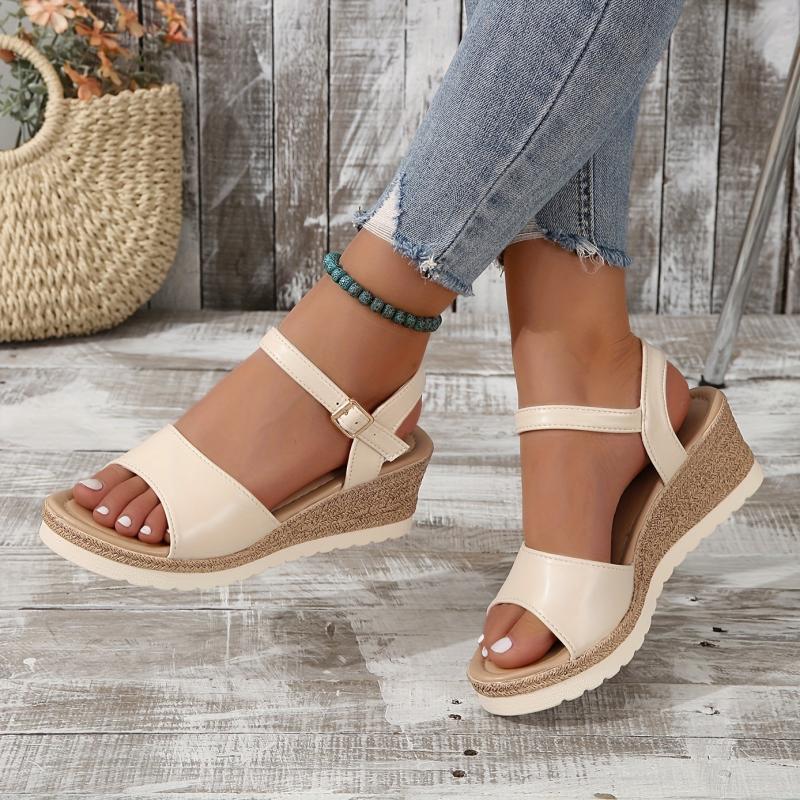 Women's Wedge Sandals Ankle Strap Platform Comfortable Summer Sandals