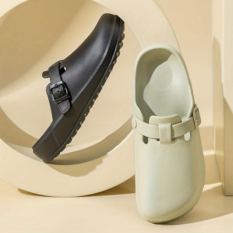 Women's Lightweight Closed Toe Slip On Clogs