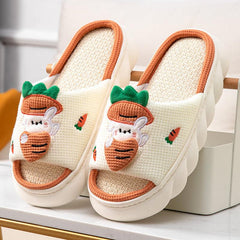 Women's Cartoon Home Slippers Indoor Platform Non slip Slippers