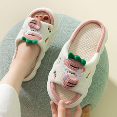 Women's Cartoon Home Slippers Indoor Platform Non slip Slippers