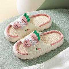 Women's Cartoon Home Slippers Indoor Platform Non slip Slippers