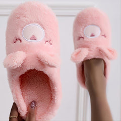 Women's Winter Plush Cartoon Slippers