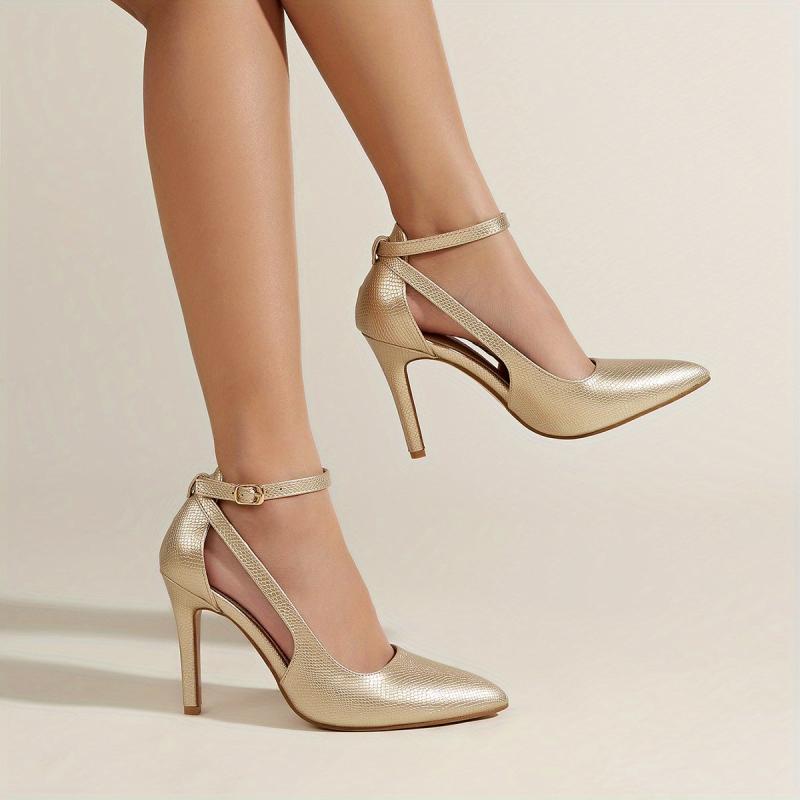 Women's Stiletto Heel Ankle Strap Sandals