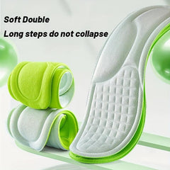 Sports Insoles 5D Massage Deodorant Breathable Cushion Running Insoles Men Women