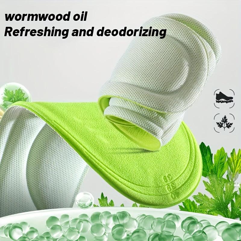 Sports Insoles 5D Massage Deodorant Breathable Cushion Running Insoles Men Women