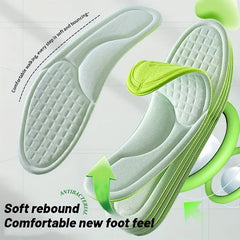 Sports Insoles 5D Massage Deodorant Breathable Cushion Running Insoles Men Women