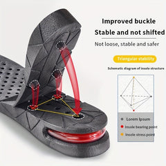 1pair 3 1 18 3 54inch Invisible Height Increase Insole Cushion Height Lift