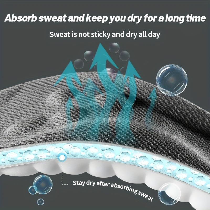 Orthopedic Sports Insoles Arch Support Massage Deodorant Sweat Absorbing