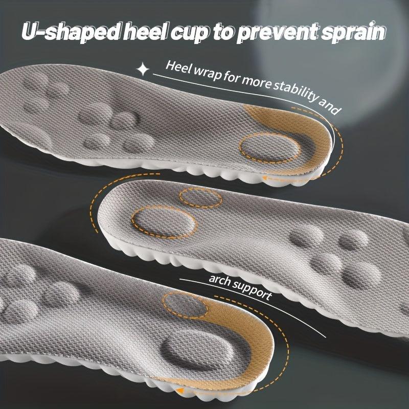 Orthopedic Sports Insoles Arch Support Massage Deodorant Sweat Absorbing