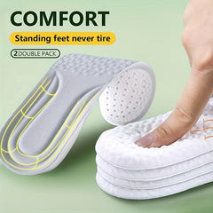 TPE Sport Shoes Insoles Comfort Deodorization Insoles Man Women Orthopedic