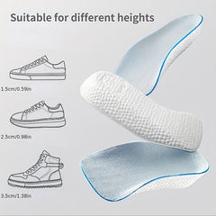 Heightening Insoles Men Women Soft Breathable Shock Absorption