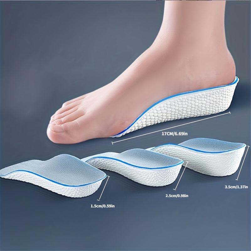 Heightening Insoles Men Women Soft Breathable Shock Absorption