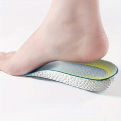Heightening Insoles Men Women Soft Breathable Shock Absorption