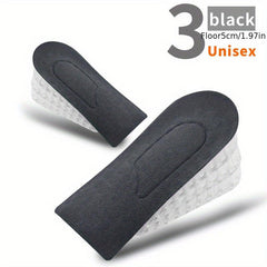 Invisible Height Increase Insoles 3 4 Layer Air Up Lifts Elevator Shoes Pad