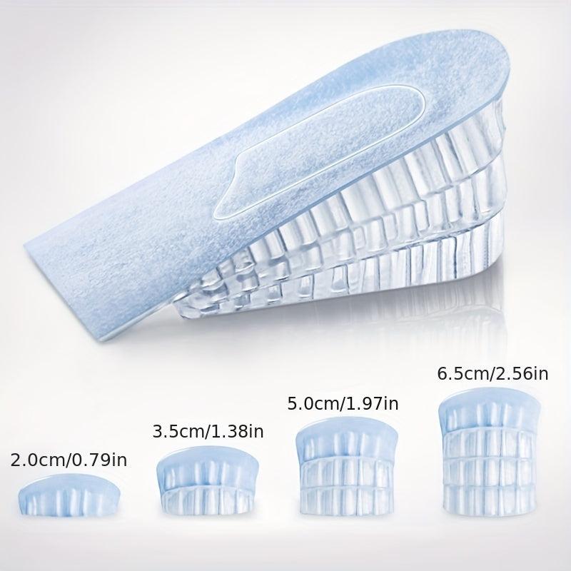 Invisible Height Increase Insoles 3 4 Layer Air Up Lifts Elevator Shoes Pad