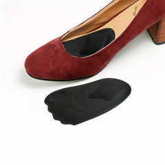 Half Size Insole Forefoot Anti-pain Leather Shoes Pad